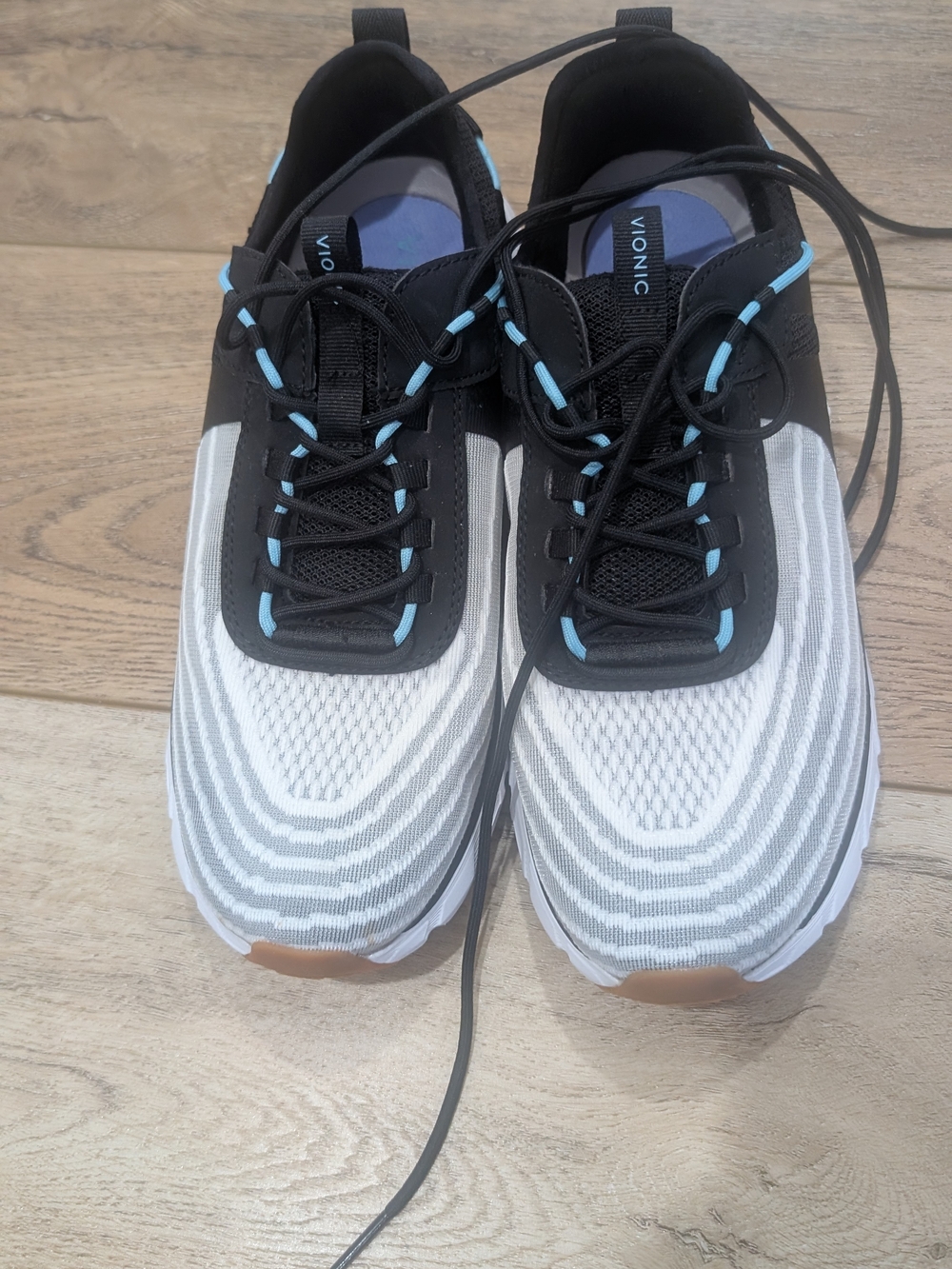 Vionic Women's Black & Light Blue Athletic Sneaker